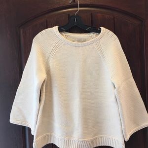 LOFT cream NWT sweater